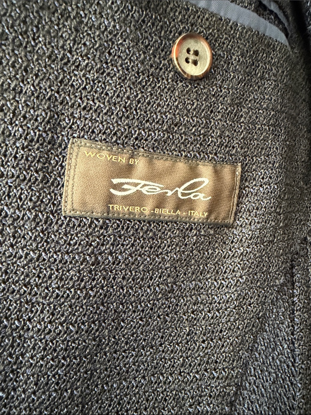 Suitsupply Navy Textured Two-Button Sport Coat - Picture 2 of 5